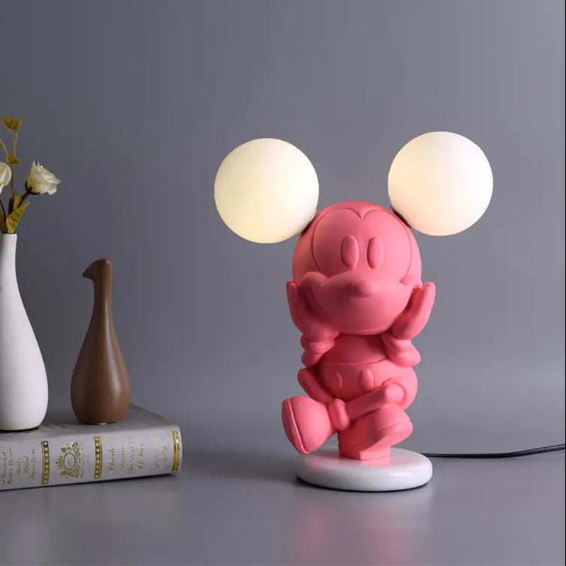 Pink Mickey Mouse table lamp - SHAGHAF HOME