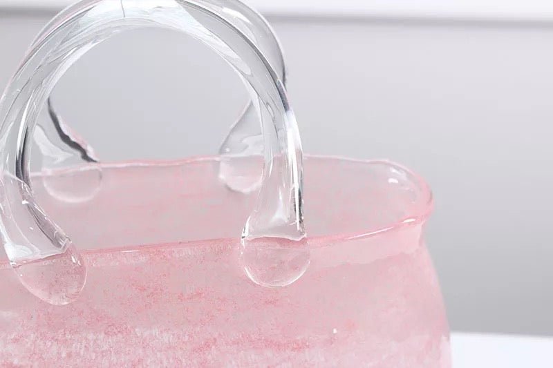 PINKY bag shape glass vase - SHAGHAF HOME