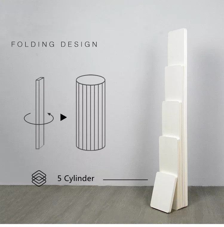 PVC acrylic top paper foldable stands set - SHAGHAF HOME