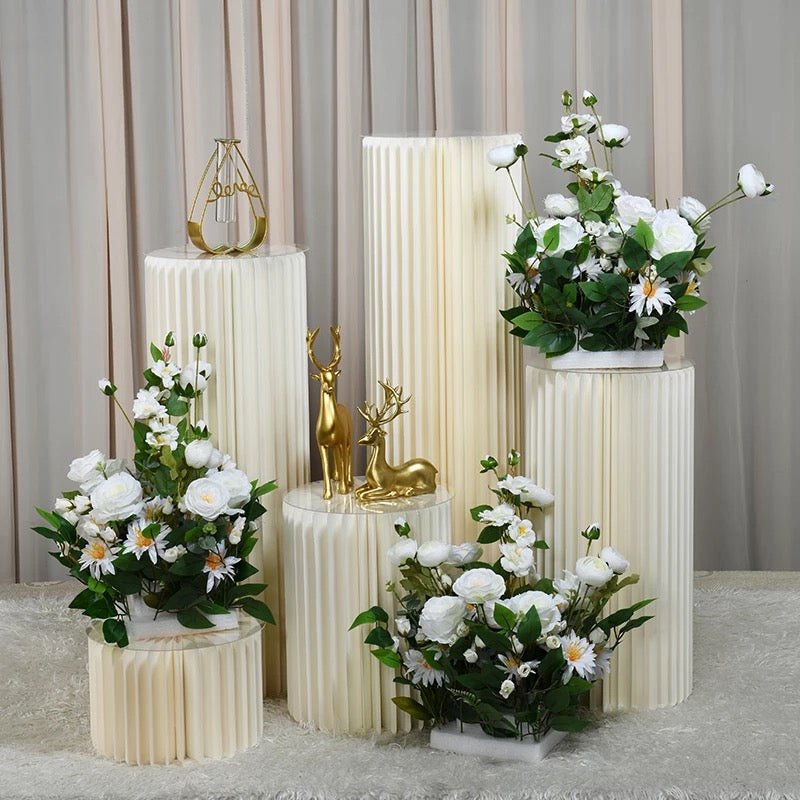 PVC acrylic top paper foldable stands set - SHAGHAF HOME