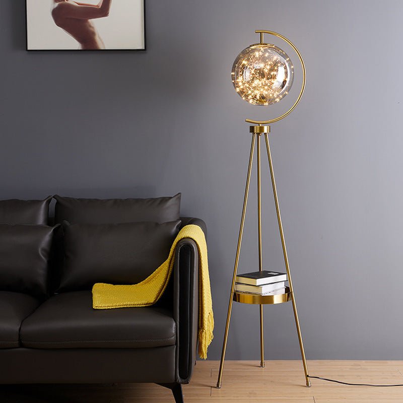 Reims luxury gold floor lamp - SHAGHAF HOME