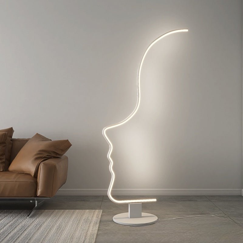 Side face floor lamp - SHAGHAF HOME