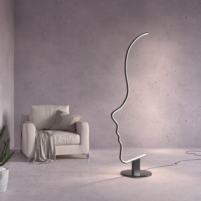 Side face floor lamp - SHAGHAF HOME