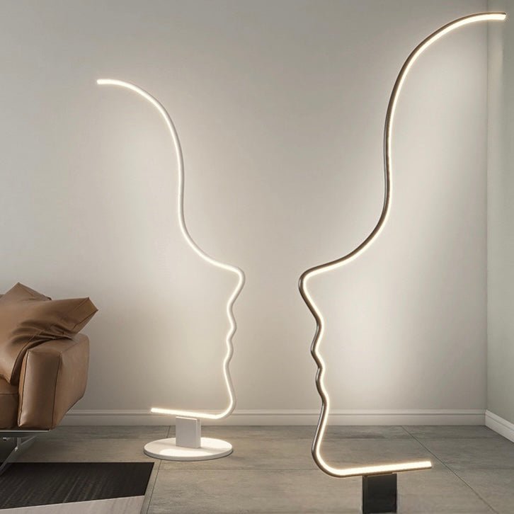 Side face floor lamp - SHAGHAF HOME