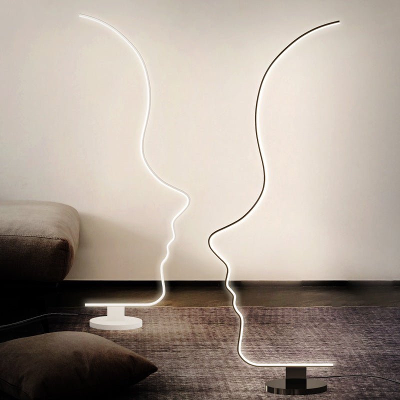 Side face floor lamp - SHAGHAF HOME