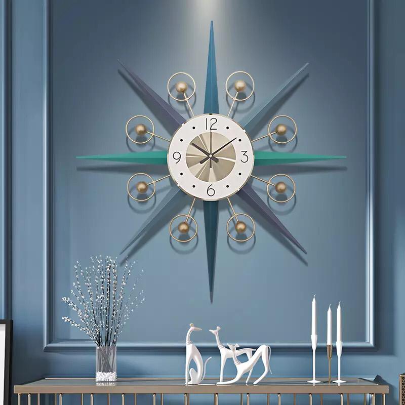 Star iron wall clock - SHAGHAF HOME