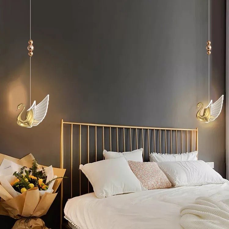 Swan pendant light - SHAGHAF HOME
