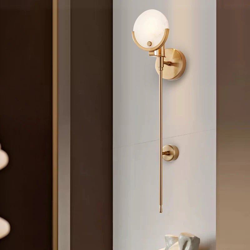 The pain gold table lamp - SHAGHAF HOME