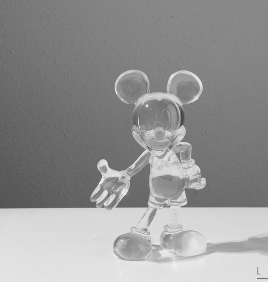 Transparent Mickey Mouse statue - SHAGHAF HOME