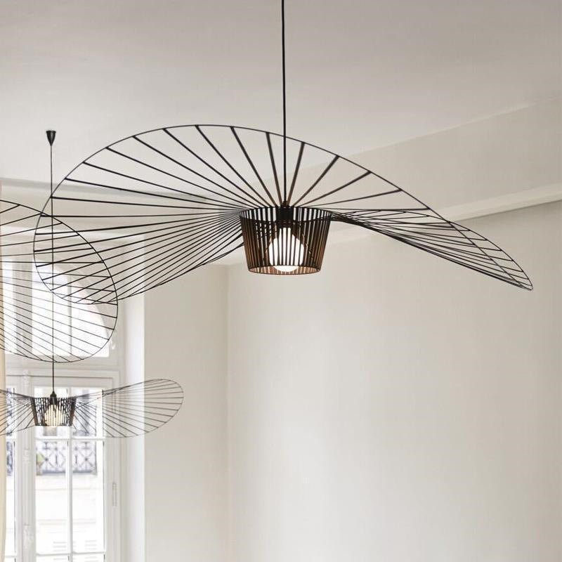 Vartue umbrella shape modern black ceiling light - SHAGHAF HOME