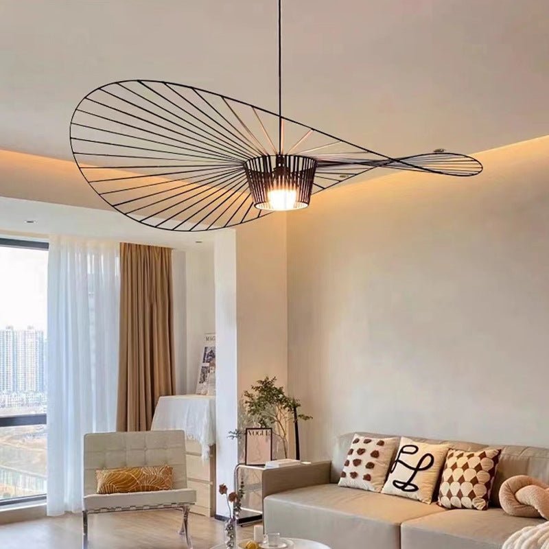 Vartue umbrella shape modern black ceiling light - SHAGHAF HOME