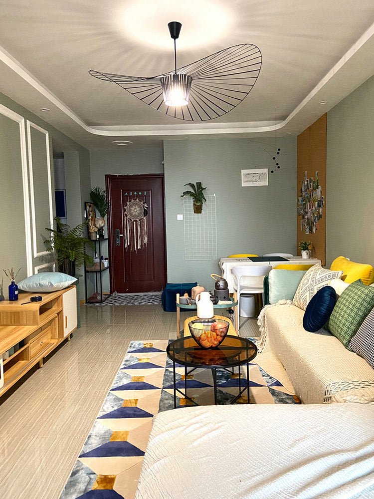 Vartue umbrella shape modern black ceiling light - SHAGHAF HOME