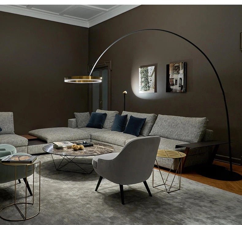 Vilano Large arch floor lamp - SHAGHAF HOME