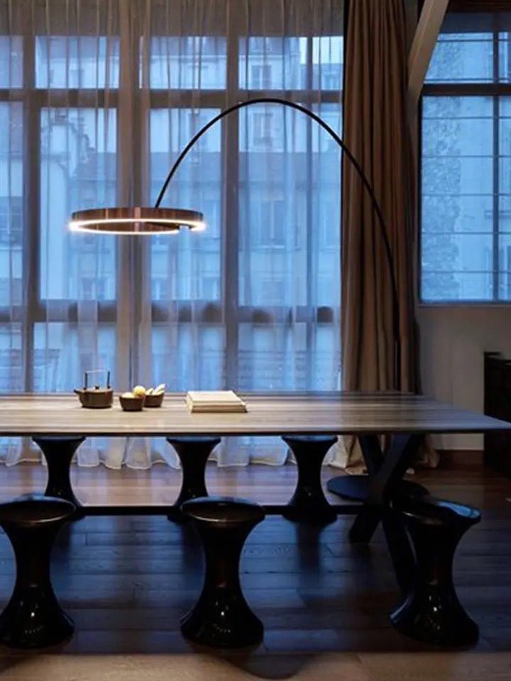 Vilano Large arch floor lamp - SHAGHAF HOME