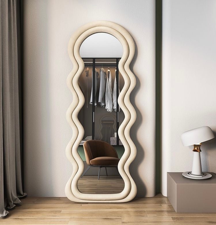 Wavy luxury full length Mirror - SHAGHAF HOME