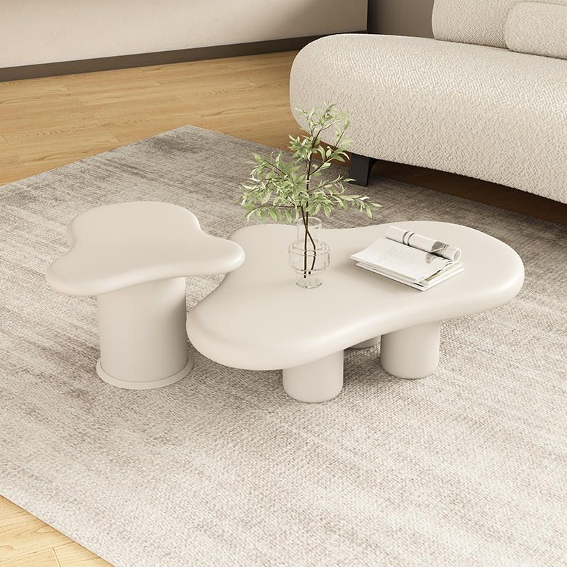 Whimsy Cream Cloud-Shaped Coffee tables set - SHAGHAF HOME