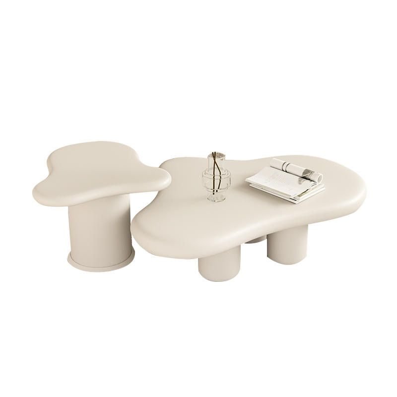 Whimsy Cream Cloud-Shaped Coffee tables set - SHAGHAF HOME