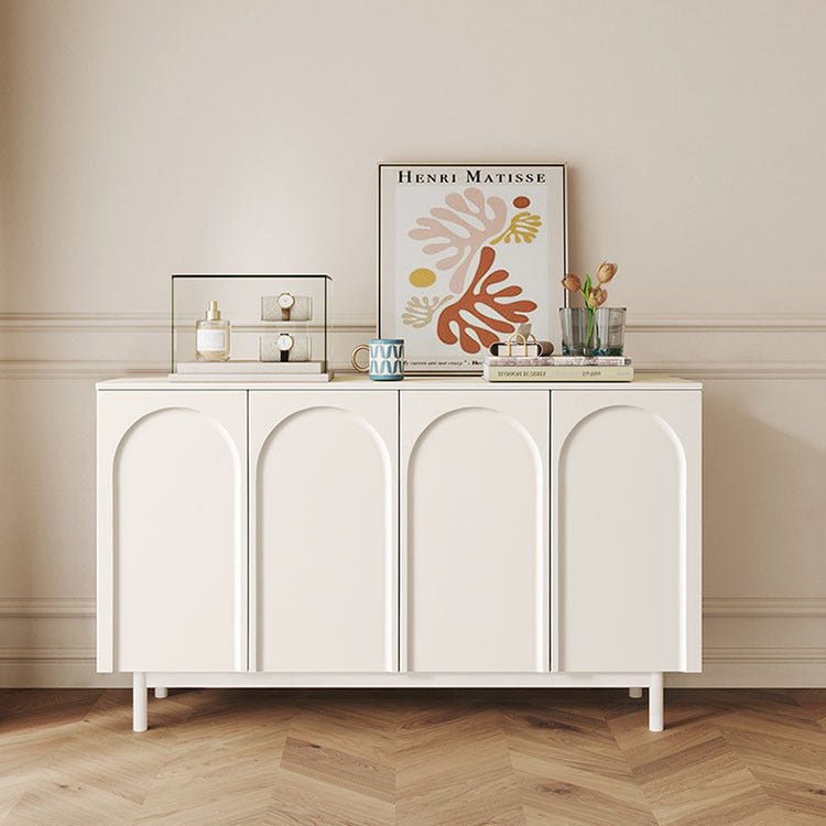 White Arch Sideboard Buffet - SHAGHAF HOME