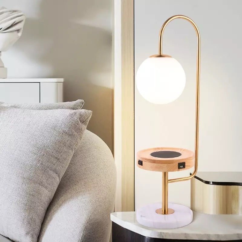 Wireless phone charger table lamp - SHAGHAF HOME