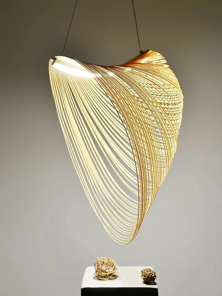 Wood rings modern design chandelier - SHAGHAF HOME