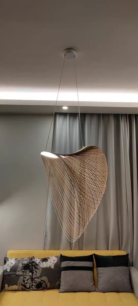 Wood rings modern design chandelier - SHAGHAF HOME