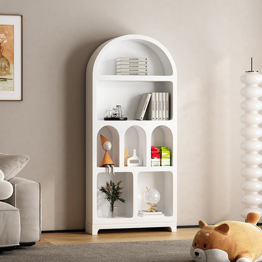 Wooden white Arch display stand - SHAGHAF HOME