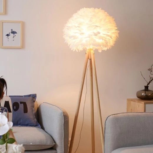 Woody Feath floor lamp - SHAGHAF HOME