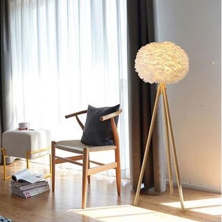 Woody Feath floor lamp - SHAGHAF HOME