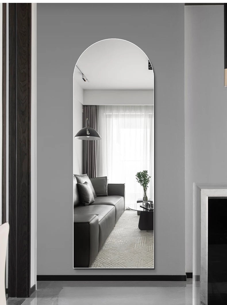 X Large silver frame Mirror 180x70 CM - SHAGHAF HOME