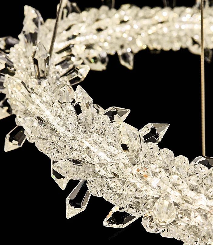 XIVARA crystal LED ring ceiling - SHAGHAF HOME