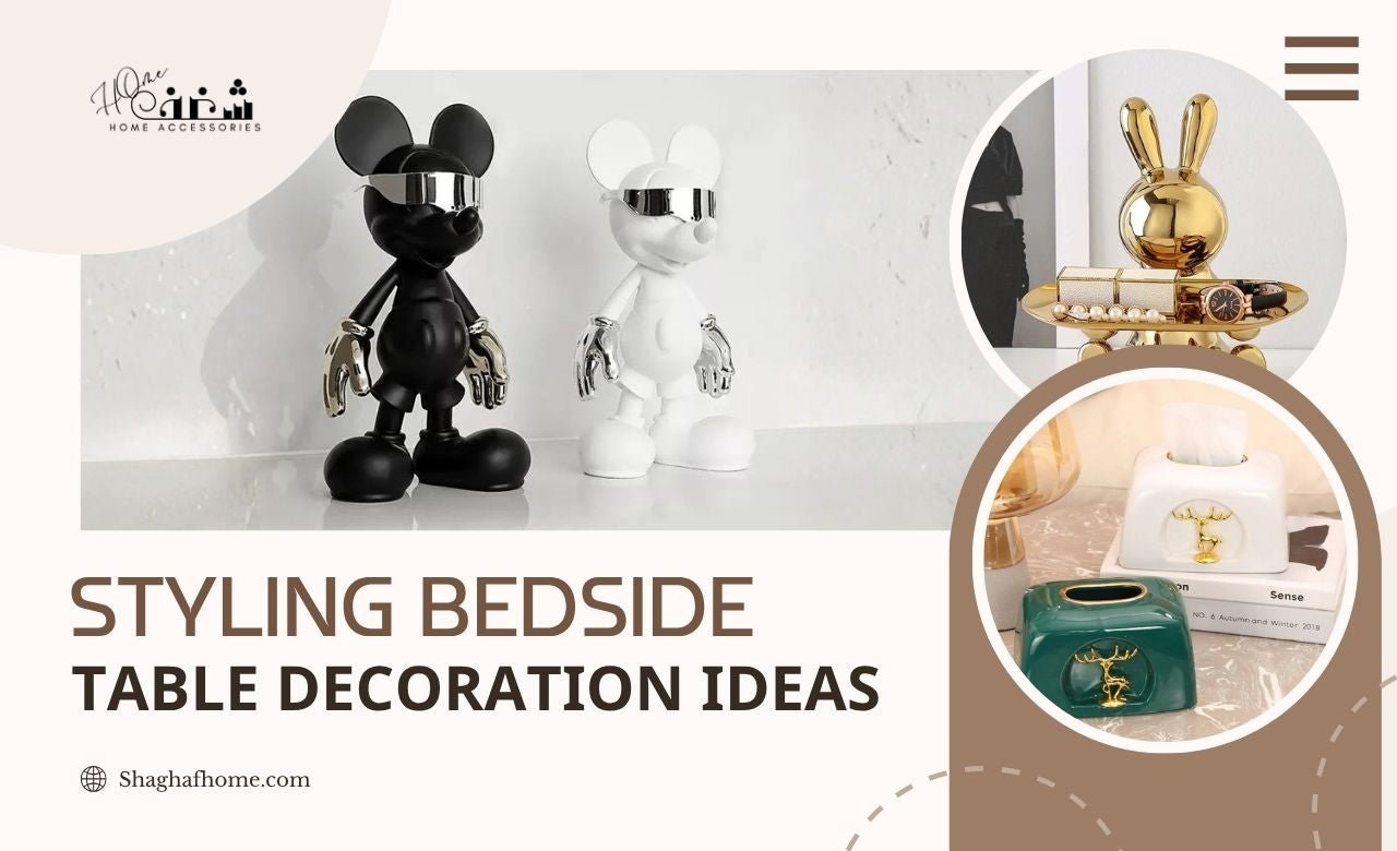 10 Styling Bedside Table Decoration Ideas (Dubai, UAE) - SHAGHAF HOME