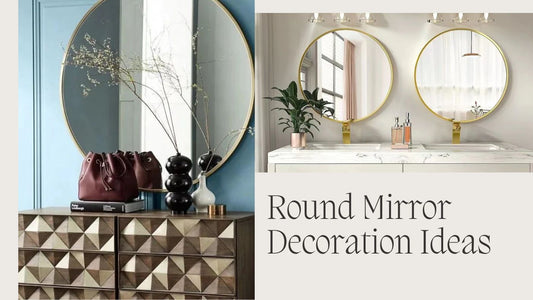 15 Best Round Mirror Decoration Ideas for Modern Looks (UAE) - SHAGHAF HOME