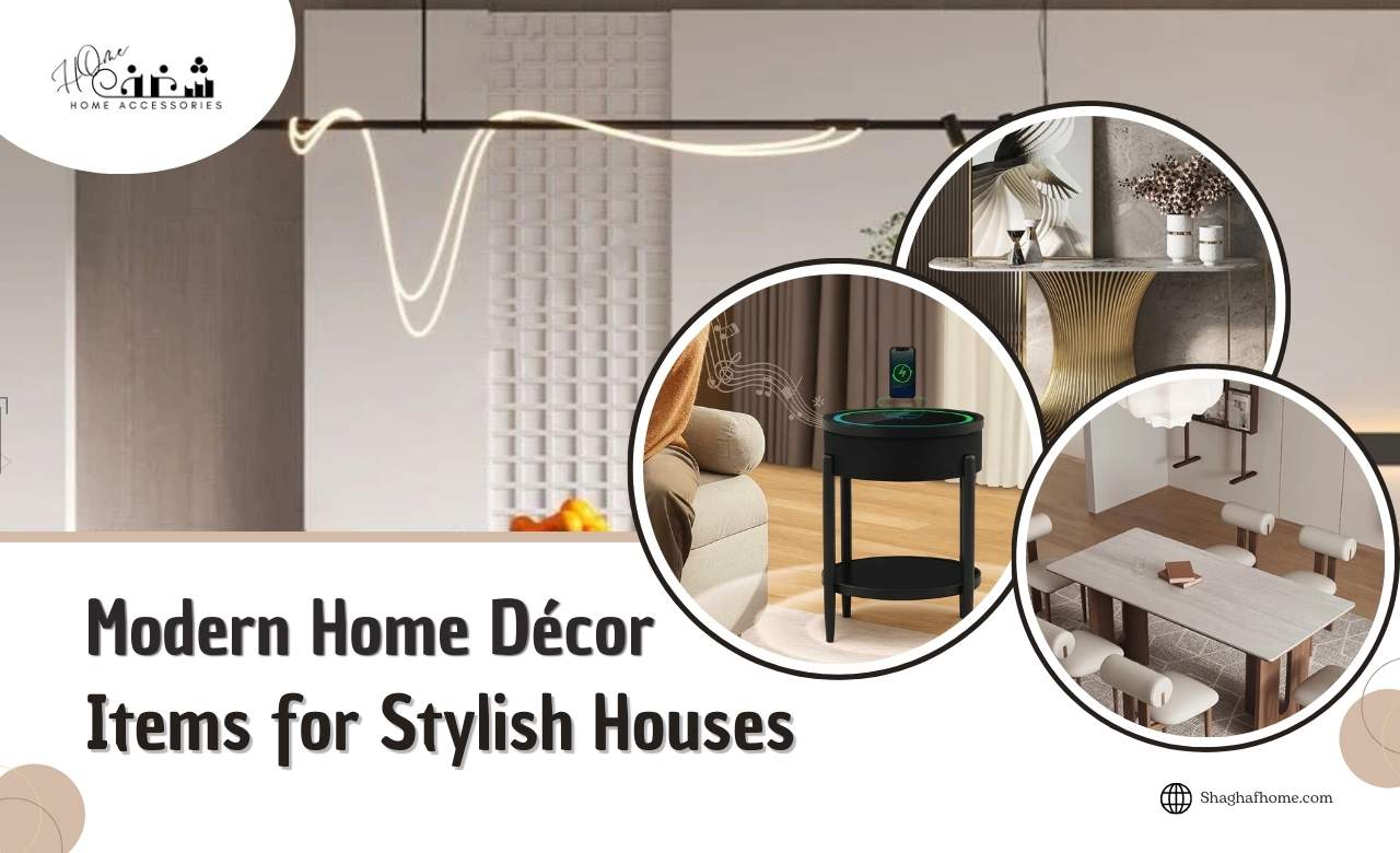 12 Modern Home Decor Items for Stylish Houses in Dubai, UAE - SHAGHAF HOME