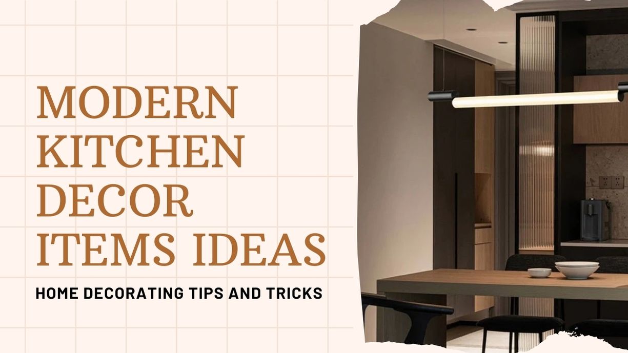 8 Modern Kitchen Decor Items Ideas For Dubai, UAE - SHAGHAF HOME 