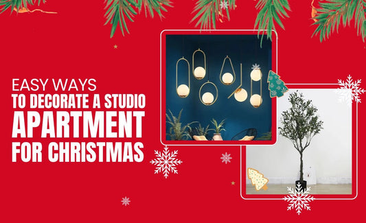 Easy Ways to Decorate a Studio Apartment for Christmas - SHAGHAF HOME