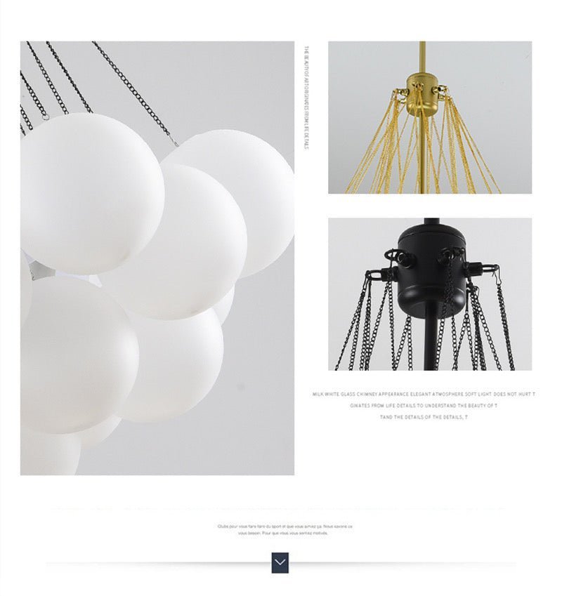 0x MODERN BUBBLE PENDANT CHANDELIER - SHAGHAF HOME