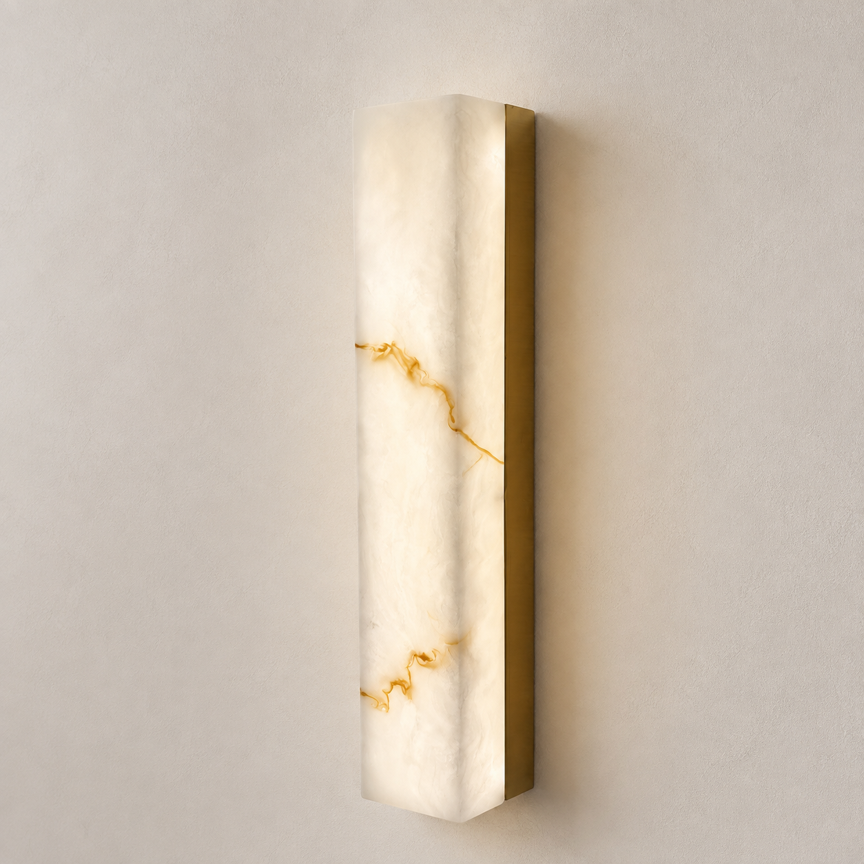 Lumière Marble-Effect Wall Lamp