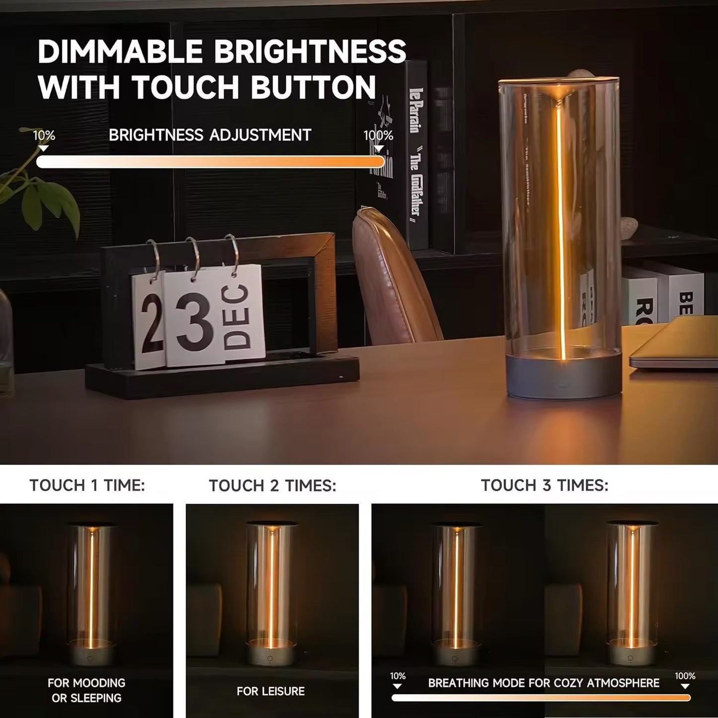 Reachable Magnetic LED Night Lamp - Light with Adjustable Brightness