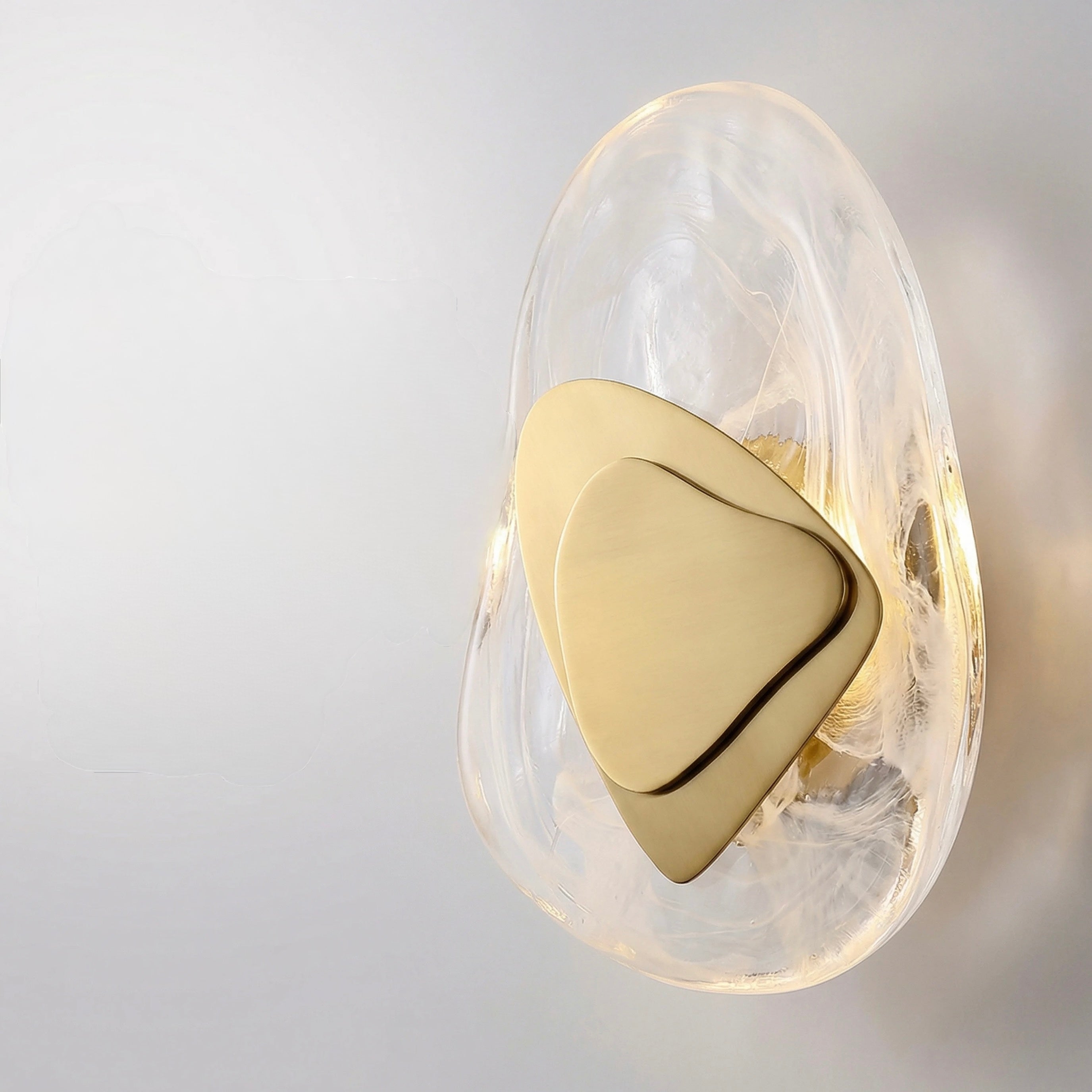Aurielle Glow Modern Glass Wall Lamp