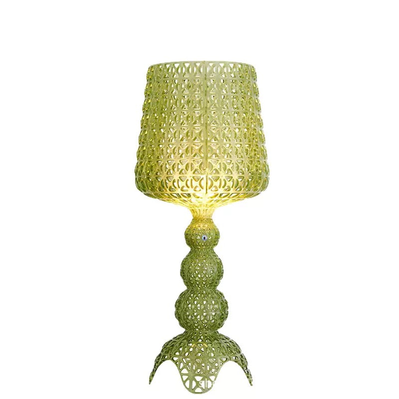Acrylic table lamp green