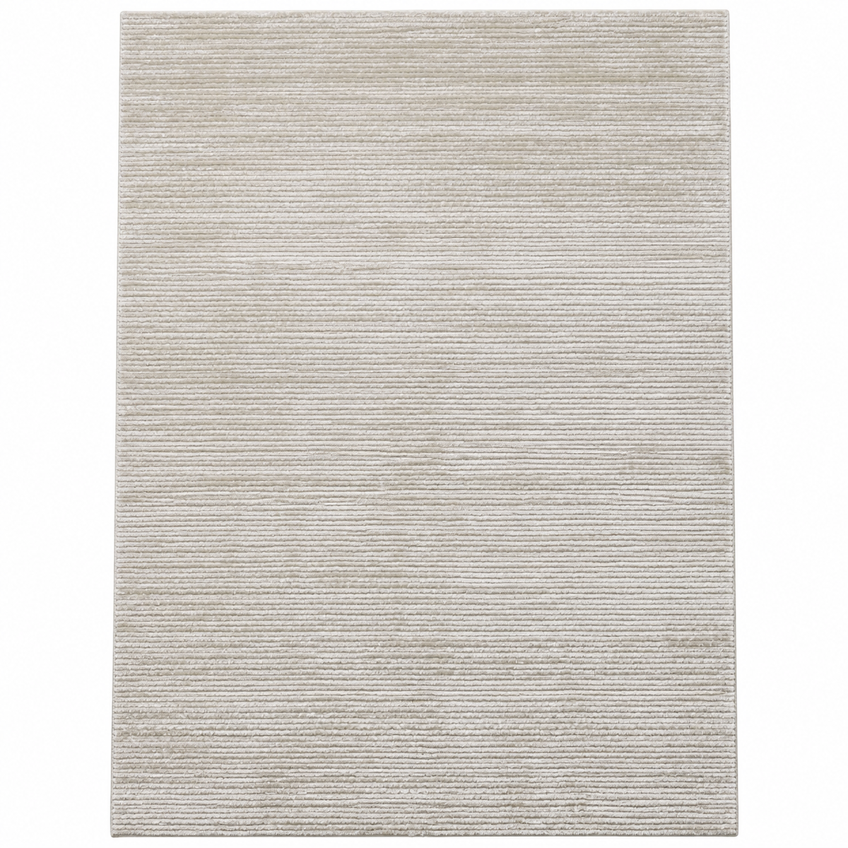 Light Beige Ribbed Textured Area Rug 200×300 cm | SHAGHAF HOME UAE