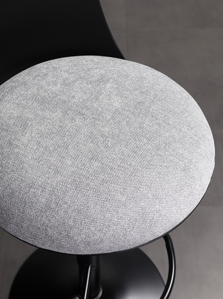 Adjustable Height Modern Bar Stool with Upholstered Seat - SHAGHAF HOME