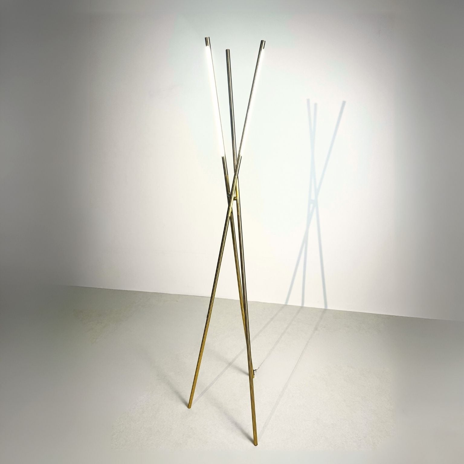 Adjustable LED Tripod Floor Lamp - Sleek Minimalist Design - SHAGHAF HOME