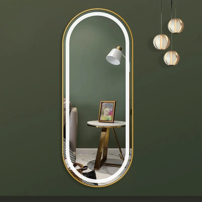 Arch LED Wall Mirror with Illuminated Border - SHAGHAF HOME