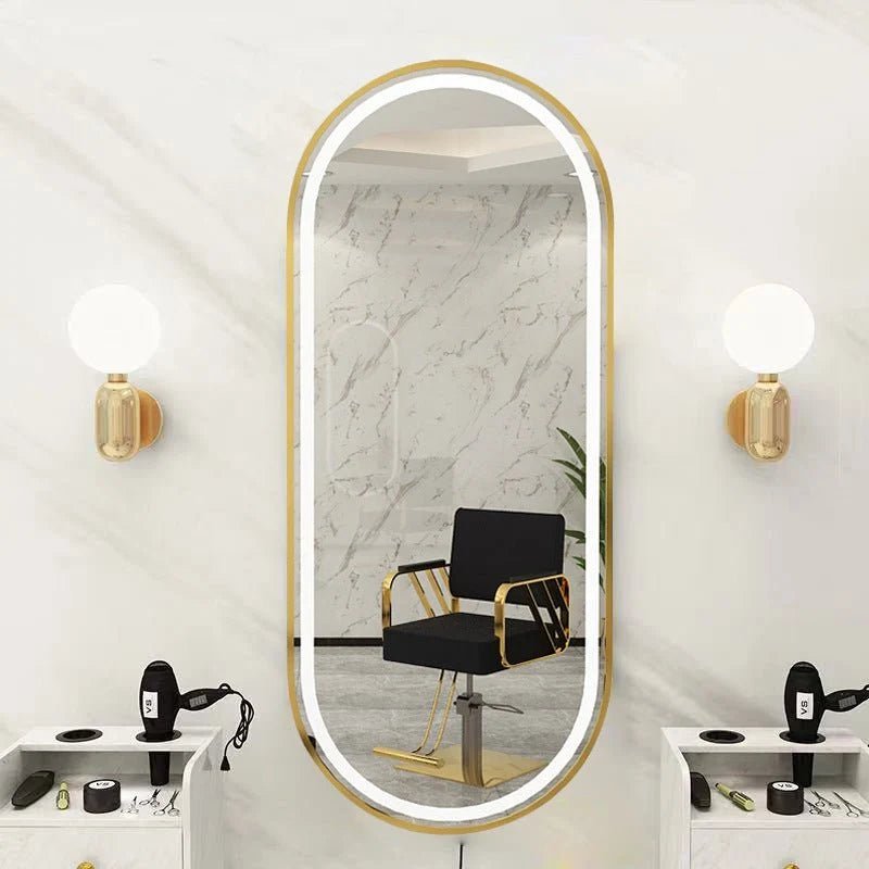 Arch LED Wall Mirror with Illuminated Border - SHAGHAF HOME