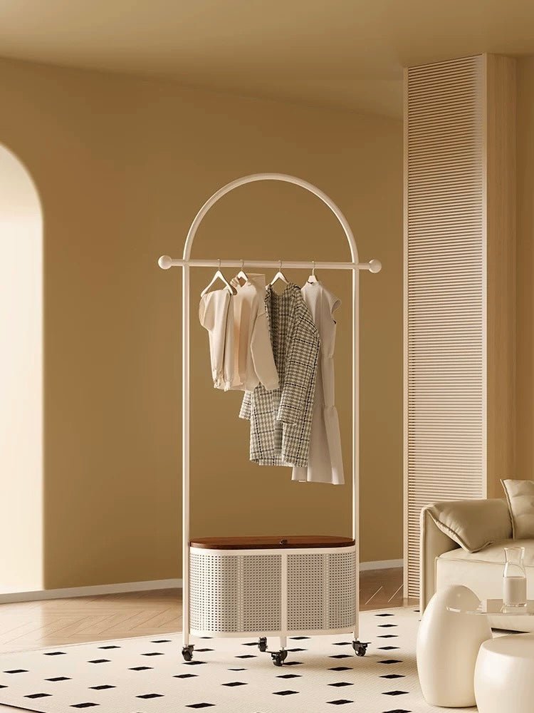 Arco Wardrobe Organizer – Modern Clothes Rack with Storage - SHAGHAF HOME