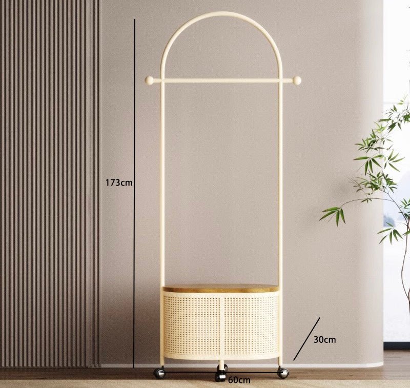 Arco Wardrobe Organizer – Modern Clothes Rack with Storage - SHAGHAF HOME