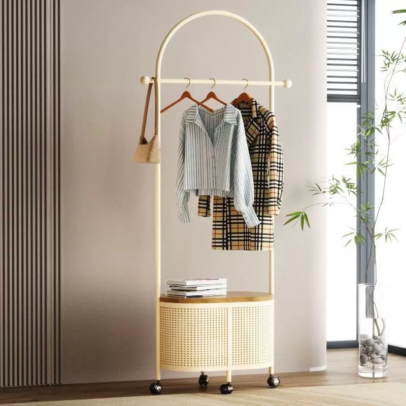 Arco Wardrobe Organizer – Modern Clothes Rack with Storage - SHAGHAF HOME