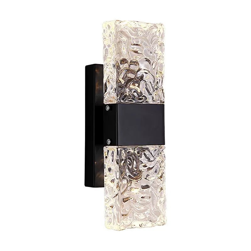 Aurora Crystal Wall Lamp – 3 - Color LED - SHAGHAF HOME