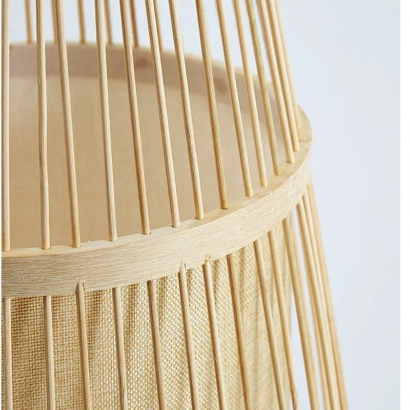 Bamboo Tapered Floor Light - SHAGHAF HOME